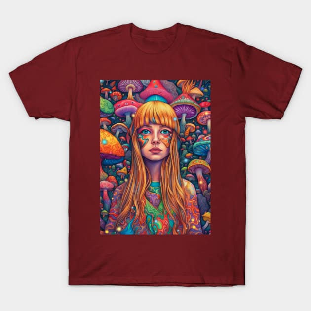 Psychedelic Spores T-Shirt by circlestances